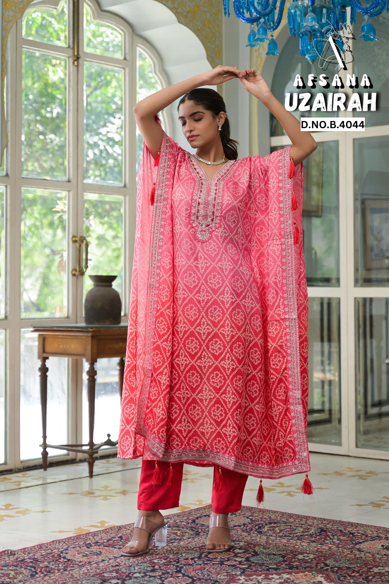 Uzairah By  Afsana Pure Viscous Kaftan Wholesale Suppliers In Mumbai